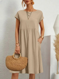 Leichtes Sommerkleid aus Baumwoll-Leinen – Isabella