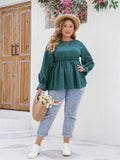 Elegantes Peplum-Top mit Volants – Sophia