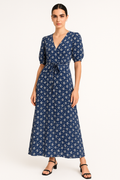 Blumenkleid Damen Schlankmachend Sommer Elegant – Sophia
