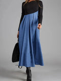Farbenfrohes Midi-Kleid mit taillierter Passform – Helena