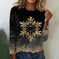 Stylisches Langarm-T-Shirt mit Vintage-Farbverlauf - Edith