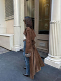 Veganer Damen Trenchcoat für stilvolle Herbstmode – Sandra
