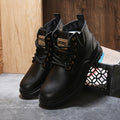 Herren Schnürstiefel Vintage Leder mit Reißverschluss – Elias