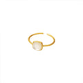 Vergoldeter Emaille-Ring aus Sterlingsilber – Marisa