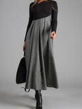 Farbenfrohes Midi-Kleid mit taillierter Passform – Helena