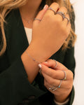 Geburtsstein Armband aus Sterling Silber vergoldet – Astralia
