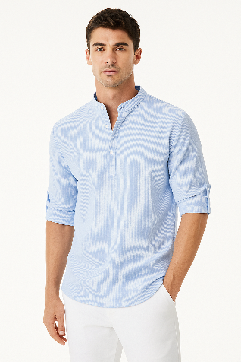 Herren Sommerhemd aus Baumwolle – Atmungsaktiv & Lässiger Freizeit-Look – Hectorio