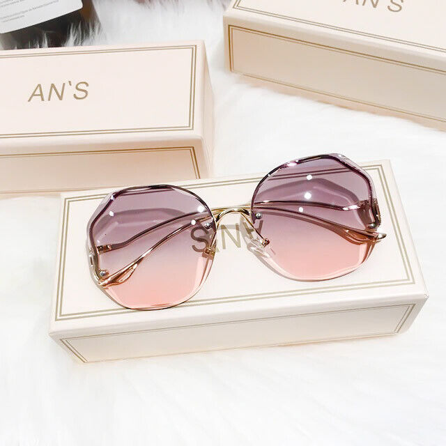 Sonnenbrille ohne Rand mit Farbverlauf & UV-Schutz – Lena