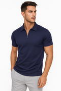 Herren Langarm Polohemd Slim Fit – Jonas
