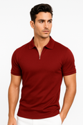 Herren Langarm Polohemd Slim Fit – Jonas