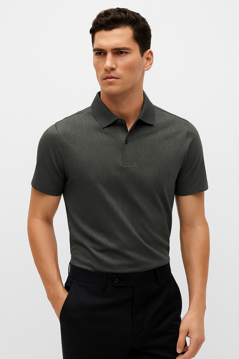 Luxuriöses Sommerhemd aus Eis-Seide für Herren – Isaak