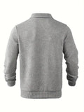 Weicher, warmer Pullover mit geometrischem Design – Falk
