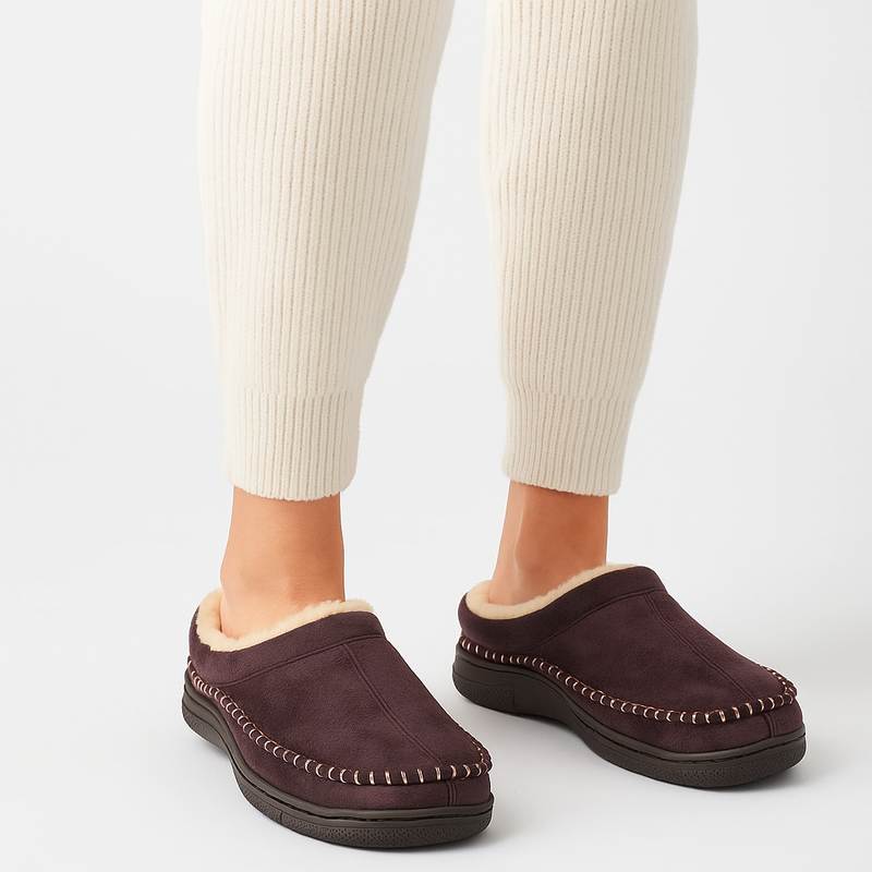 Slip-On Hausschuhe für Herren aus atmungsaktivem Stoff – Slof