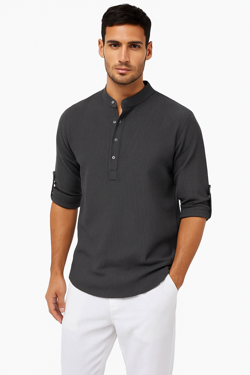 Herren Sommerhemd aus Baumwolle – Atmungsaktiv & Lässiger Freizeit-Look – Hectorio