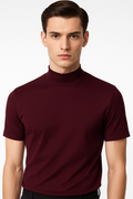 Hochkragen T-Shirt mit Stil und Komfort – Jonas