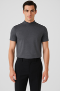 Hochkragen T-Shirt mit Stil und Komfort – Jonas