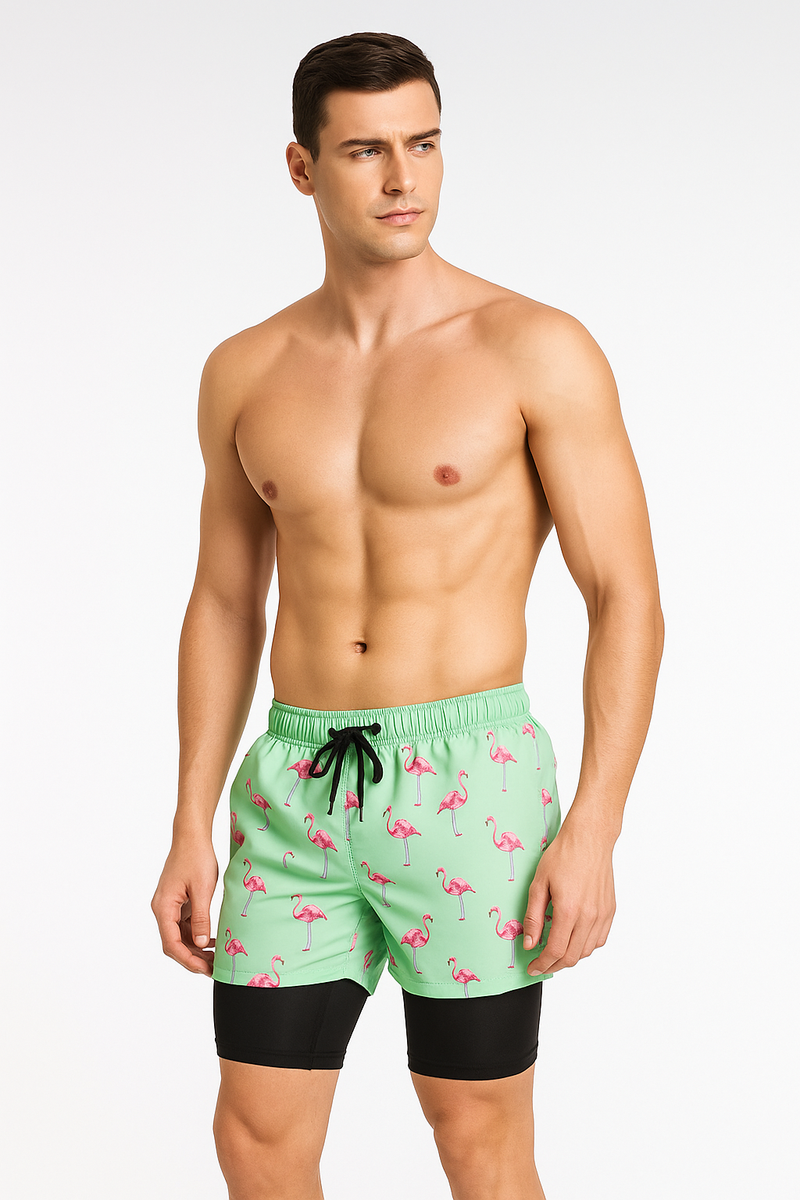 Schnelltrocknende Herren-Badeshorts mit Handytasche – Jonas