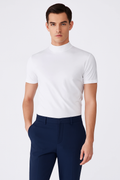 Hochkragen T-Shirt mit Stil und Komfort – Jonas