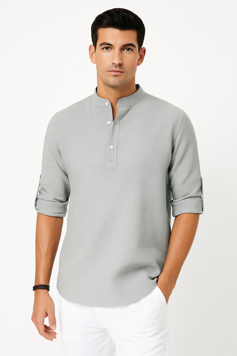 Herren-Komforthemd aus Baumwolle für Alltag und Büro – Harm