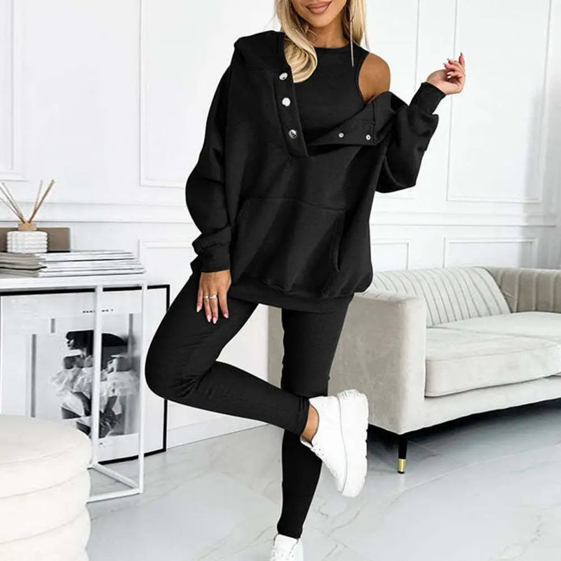 Bequemes 3-teiliges Outfit für Damen – Linde