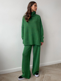 Weiches Strickset mit Rollkragen für Damen – Rosina