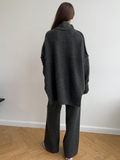 Weiches Strickset mit Rollkragen für Damen – Rosina