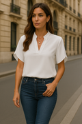 Leichte Frühlingsbluse für Damen mit Komfort – Lorena