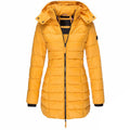 Warme Winter-Daunenjacke mit Kapuze und Reißverschluss – Fernanda