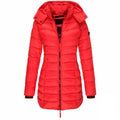 Warme Winter-Daunenjacke mit Kapuze und Reißverschluss – Fernanda