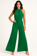 Ärmelloser Damen Overall mit weitem Bein – Lina