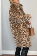 Leopardenmuster Wintermantel – Aria
