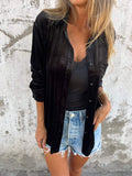 Samtbluse Damen Elegant Zeitlos Langarm – Victoria