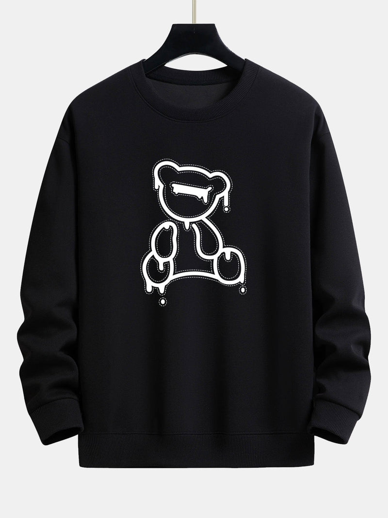 Damen Sweatshirt mit Bären-Design und Komfort – Bear