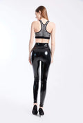 PU-Leder Leggings mit hoher Taille für Damen – Liliana