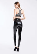 PU-Leder Leggings mit hoher Taille für Damen – Liliana