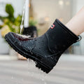 Wasserdichte Halbschaft-Gummistiefel für Regenwetter – DryStep