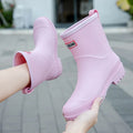 Wasserdichte Halbschaft-Gummistiefel für Regenwetter – DryStep