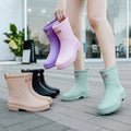 Wasserdichte Halbschaft-Gummistiefel für Regenwetter – DryStep