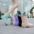 Wasserdichte Halbschaft-Gummistiefel für Regenwetter – DryStep