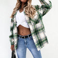 Kariertes Damenhemdjacke für lässige Looks – Mila