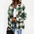 Kariertes Damenhemdjacke für lässige Looks – Mila