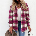 Kariertes Damenhemdjacke für lässige Looks – Mila