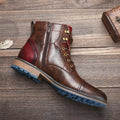 Herren Oxford Stiefel Leder Rutschfest Komfortabel – Oskar