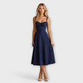 Korsett Midikleid für elegante Anlässe – Sophie