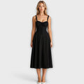 Korsett Midikleid für elegante Anlässe – Sophie