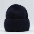 Damen Wintermütze Echtfell Elegant Warm Dehnbar - Brianna