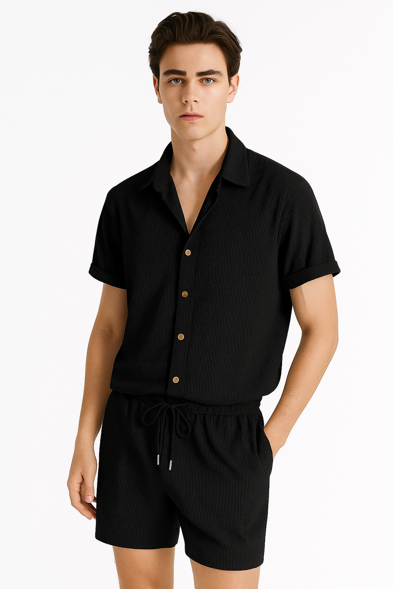 Modisches Sommer-Set für Herren mit Streifen-Design – Luca