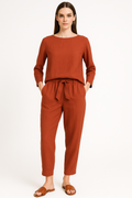Elegantes Leinen-Set für Damen – Sofia