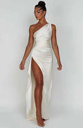 Elegantes Maxikleid mit Reißverschluss für Damen – Sophia