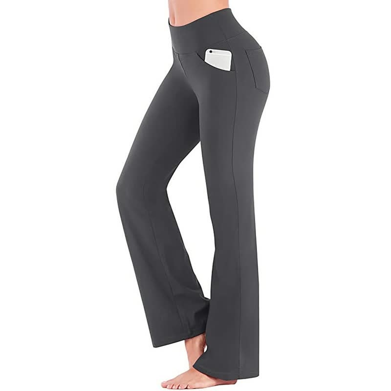 Bequeme Damen-Yoga-Hose mit Flared-Schnitt – Selina